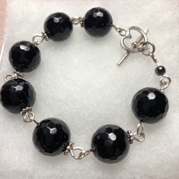 Natural Gemstone Toggle Bracelet - Picture 2 of 6